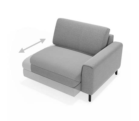 Регулировка глубины сидения