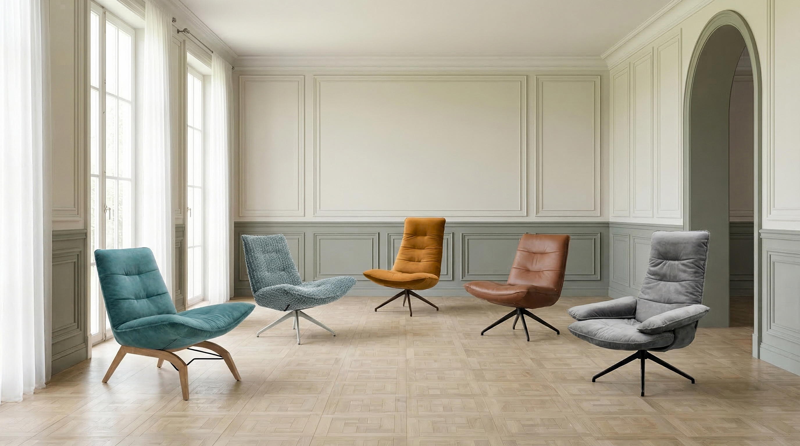 Кресла Yoga made in Belgium