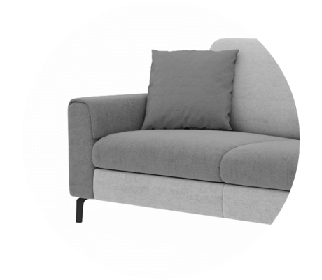 Несколько тканей на одной модели и контрастный шов